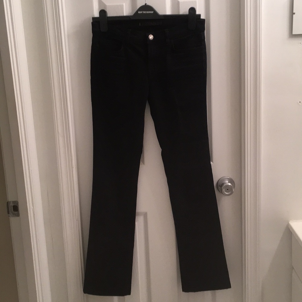 J Brand straight leg black jeans 27